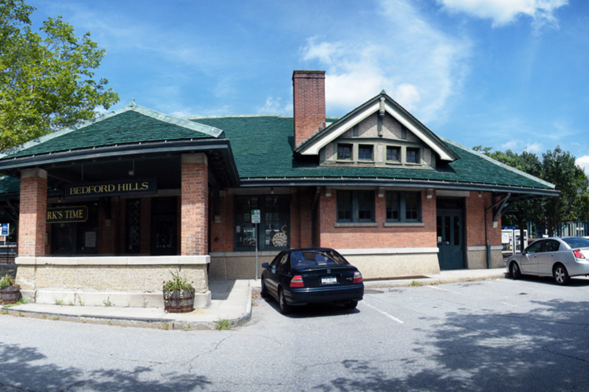 Illustrated campaign image of the Bedford Hills hamlet area in Bedford, NY
